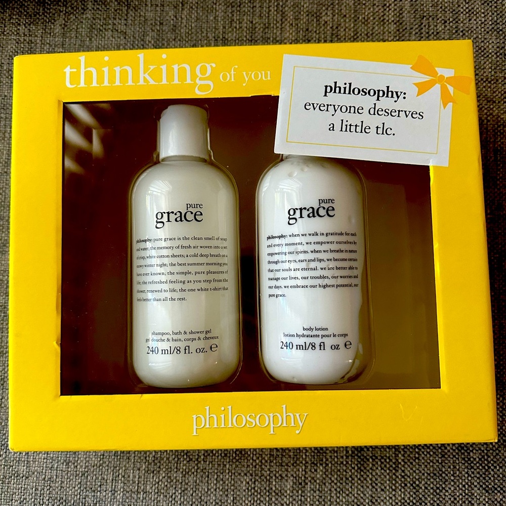 Philosophy Thinking Of You Pure grace Lotion And Shower Gel 2 Piece set